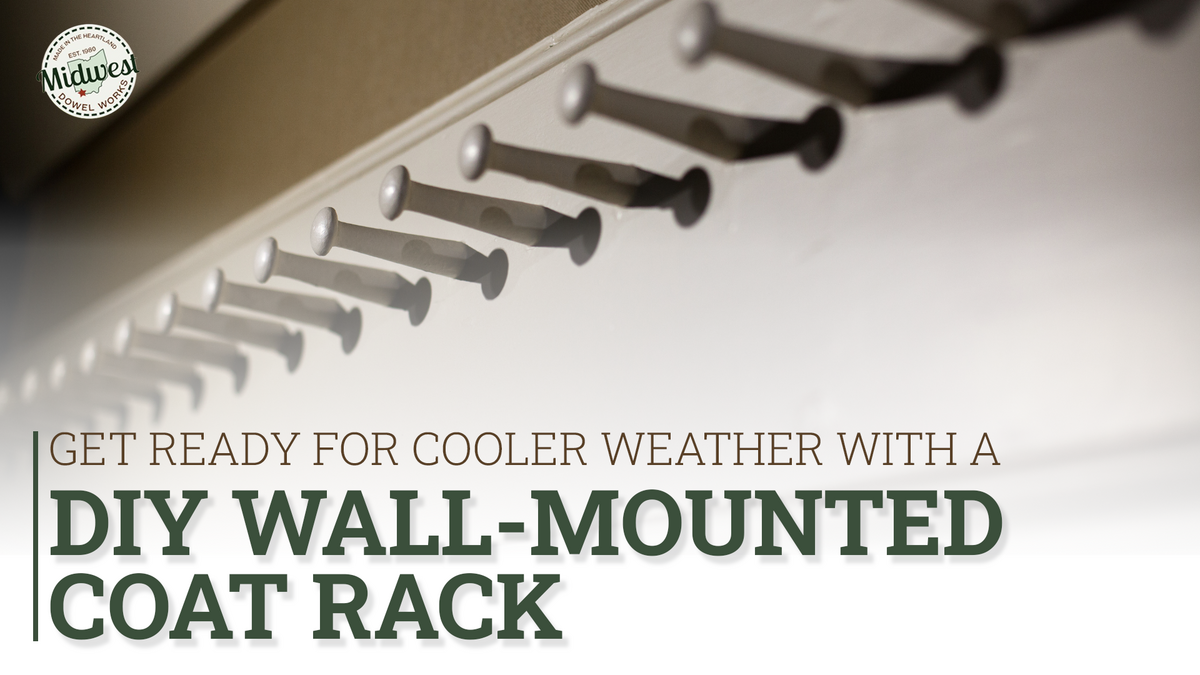 Get Ready for Cooler Weather with a DIY Wall-Mounted Coat Rack 